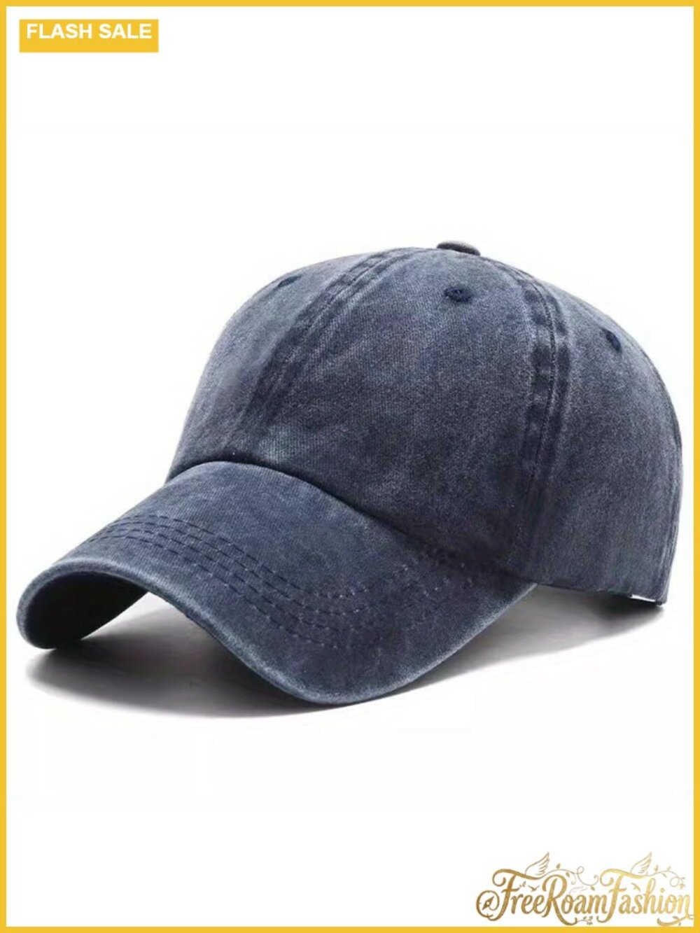 Unisex Adjustable Baseball Cap Classic Solid Color